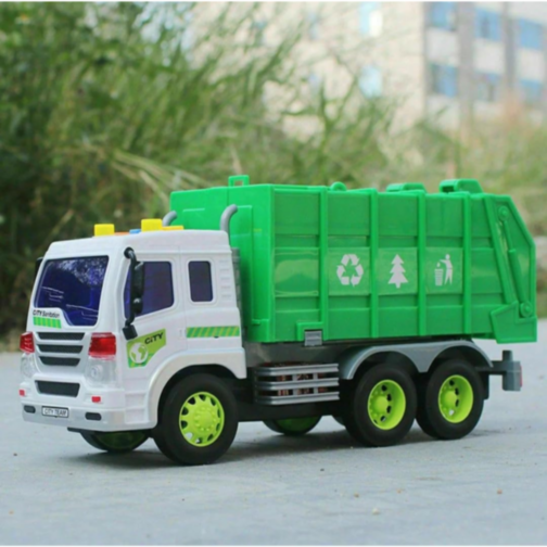 Camion de Salubritate cu Lumini și Sunete – Jucărie Educativă pentru Copii