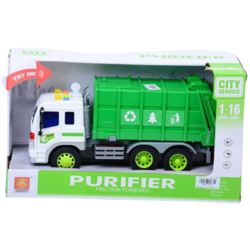 Camion de Salubritate cu Lumini și Sunete – Jucărie Educativă pentru Copii