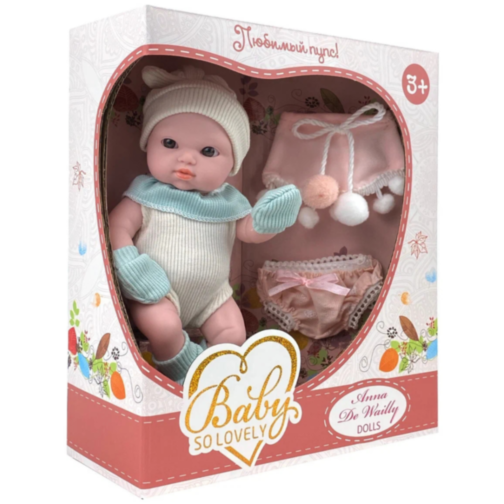 Păpușă Bebeluș Realistă cu Haine Tricotate și Corp din Vinil 