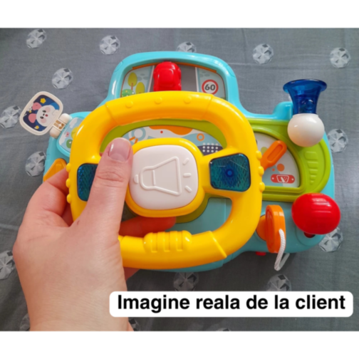 Volan Educațional pentru Copii cu Sunete și Lumini