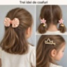 Set accesorii de păr pentru fetițe, cu cutie organizatoare