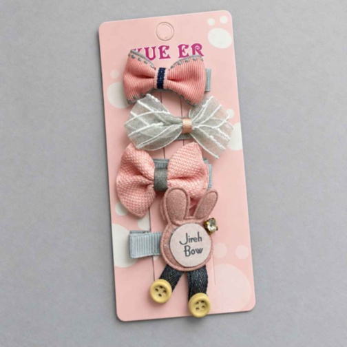 Set accesorii de păr pentru fetițe, cu cutie organizatoare