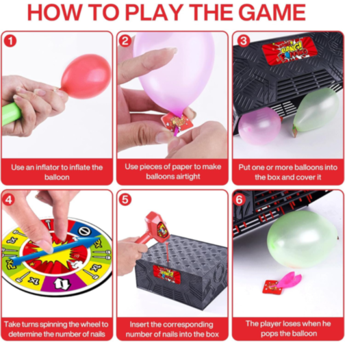 Joc Interactiv Bang! Bang! Popping – Distracție Explozivă pentru Copii și Familie