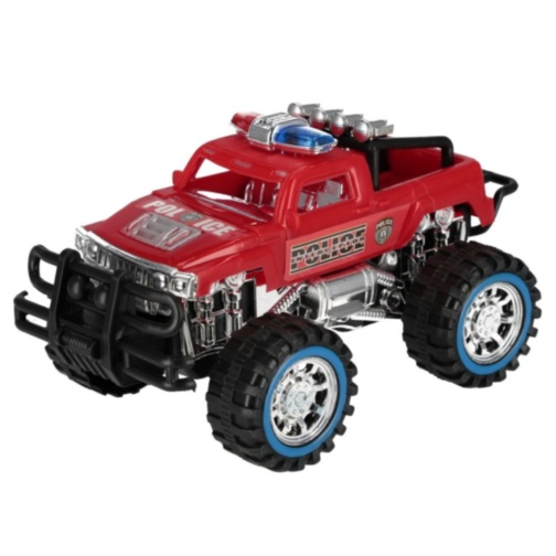 Monster Truck de Poliție cu Roți Mari (culoare aleatorie)