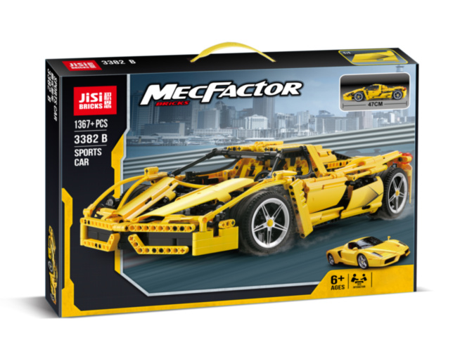 Ferrari Enzo Galben, Set de Construcție, 1367 piese 