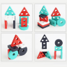 Set Jucărie din Lemn pentru Sortare Forme Geometrice