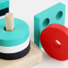 Set Jucărie din Lemn pentru Sortare Forme Geometrice