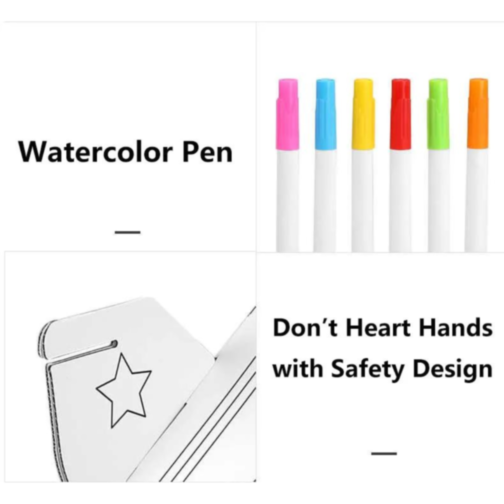 Mașină din carton pentru colorat și joacă