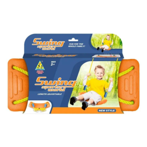 Leagăn ajustabil pentru copii, portocaliu