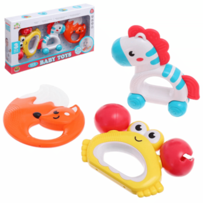 Set Zornăitori Colorate pentru Bebeluși cu 3 Piese | image