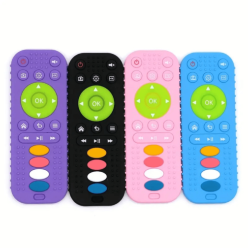 Telecomandă de Jucărie din Silicon pentru Bebeluși (culoare aleatorie)