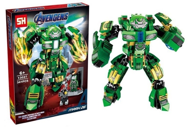 Set Construcție Iron Man, Mark 26, 341 piese 