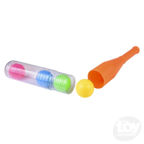 Set baseball cu bâtă și mingi colorate pentru copii