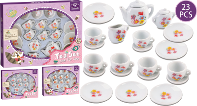 Set Ceainic cu Cești din Ceramică, 23 Piese | image