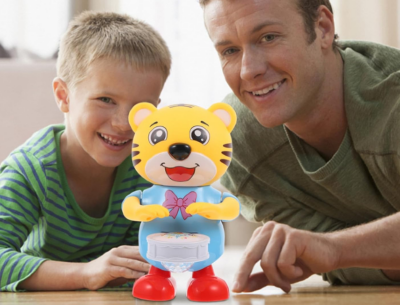 Tigrișor Interactiv cu Tobă și Lumini | image