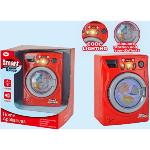 Mașină de spălat jucărie cu efecte sonore și luminoase