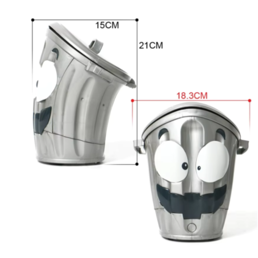 Coș de gunoi interactiv – „Bătaia cu hârtie” pentru copii