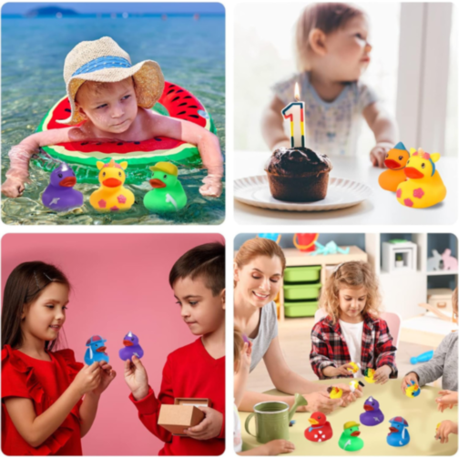 Set Rațe de Baie Colorate - 6 Bucăți