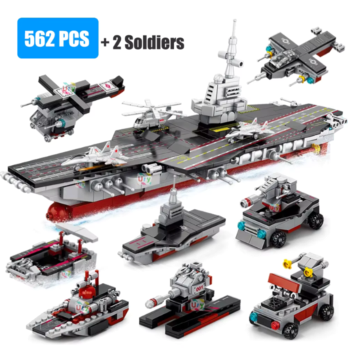 Portavion „Warship” – Set de Construcție cu 562 Piese