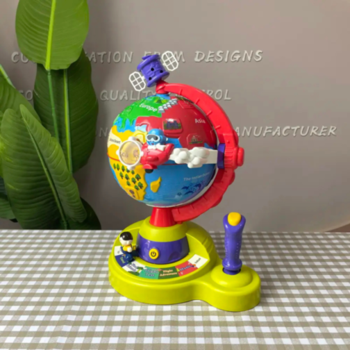 Glob Interactiv cu Jocuri Educative și Funcții Multimedia pentru Copii