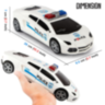 Mașinuță de Poliție cu Lumini, Sunete și Transformare Robot 