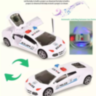 Mașinuță de Poliție cu Lumini, Sunete și Transformare Robot 