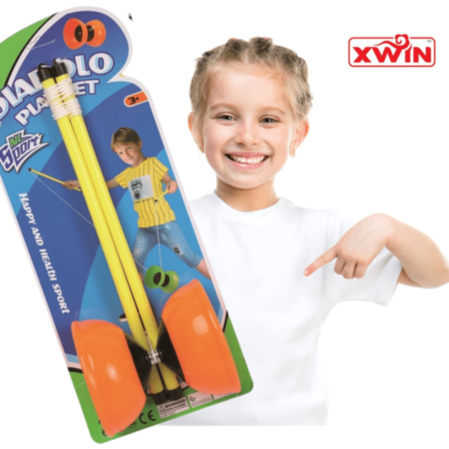 Diabolo Planet Joc de Îndemânare pentru Copii (culoare aleatorie)