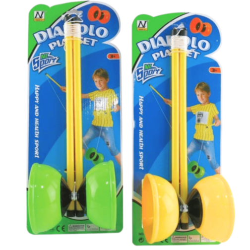 Diabolo Planet Joc de Îndemânare pentru Copii (culoare aleatorie)