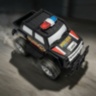 Mașină Off-Road Poliție Mare cu Inerție și Roți Mari (culoare aleatorie)