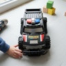 Mașină Off-Road Poliție Mare cu Inerție și Roți Mari (culoare aleatorie)