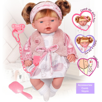 Păpușă Interactivă cu Sunete și Accesorii – Sweet Baby Doll | image