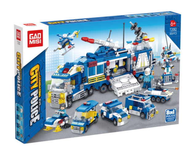 Set de Construcție Poliție 8 în 1 – Misiune Urbană