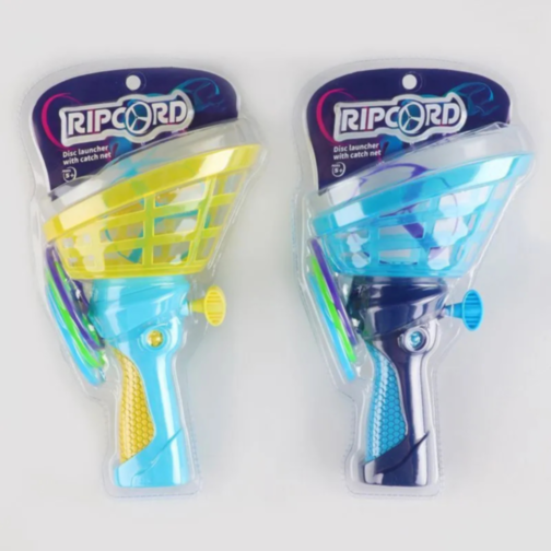 Lansator Discuri Zburătoare cu Coș de Prindere (culoare aleatorie)