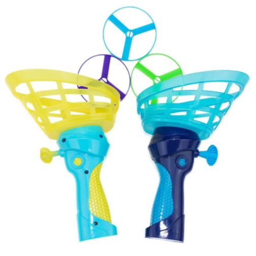 Lansator Discuri Zburătoare cu Coș de Prindere (culoare aleatorie)