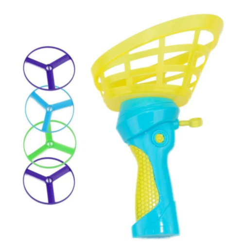 Lansator Discuri Zburătoare cu Coș de Prindere (culoare aleatorie)