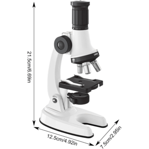 Microscop 1200X cu Lumină LED și Accesorii Educaționale