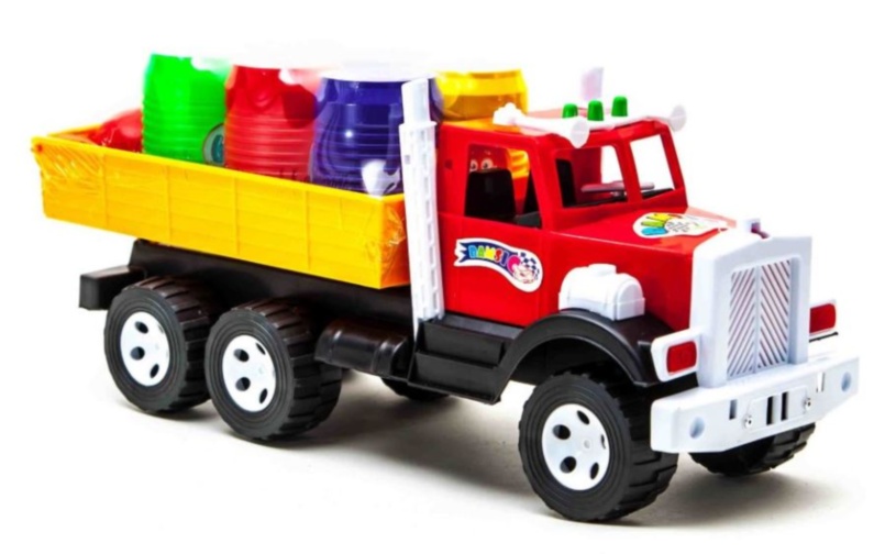 Camion Încărcat cu Butoaie, 52cm