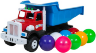 Camion Încărcat cu Bile Colorate, 52cm 