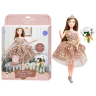 Păpușă elegantă „Starry Sky Doll” cu rochie sclipitoare și coroniță