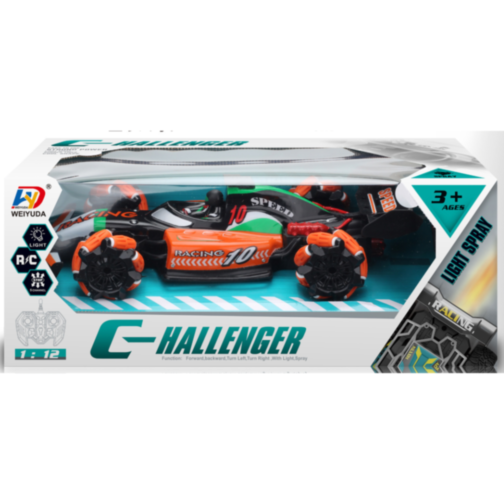 Mașinuță RC 4x4 C-Hallenger cu Lumină și Spray - Jucărie Interactivă pentru Copii