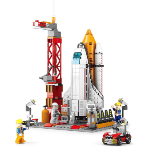 Set de Construcție Navetă Spațială cu Rachetă și Astronauți – 494 Piese