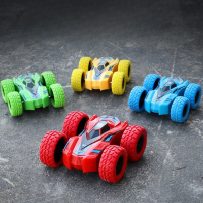 Mașinuță Inerțială Dublă cu Rotire 360° și Design Rezistent (culoare aleatorie) | image