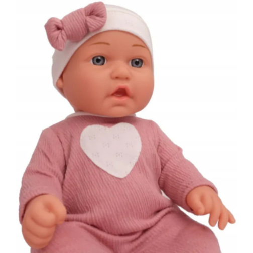 Păpușă Bebeluș Realistă cu Pătuț și Păturică – Set Joc de Rol pentru Fetițe 