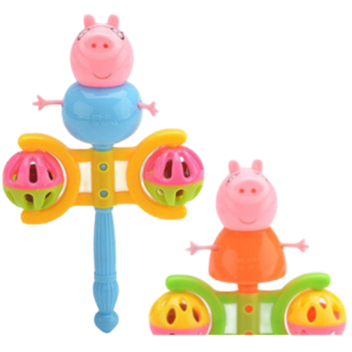 1buc. Zornăitoare Bebeluși cu Personaje Peppa Pig – Distracție și Dezvoltare Timpurie