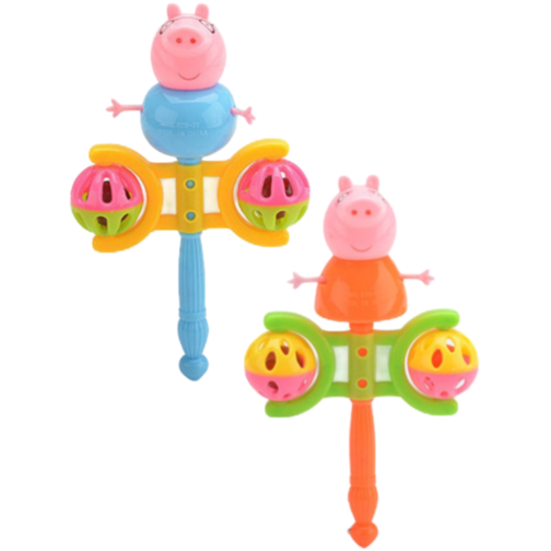 1buc. Zornăitoare Bebeluși cu Personaje Peppa Pig – Distracție și Dezvoltare Timpurie