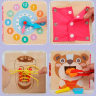 Set Montessori de Activități Educative 8 în 1 cu Elemente din Lemn