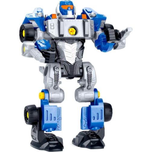 Robot Transformabil 2 în 1, Cu Șurubelniță Electrică, Joc de Construcție pentru Copii 