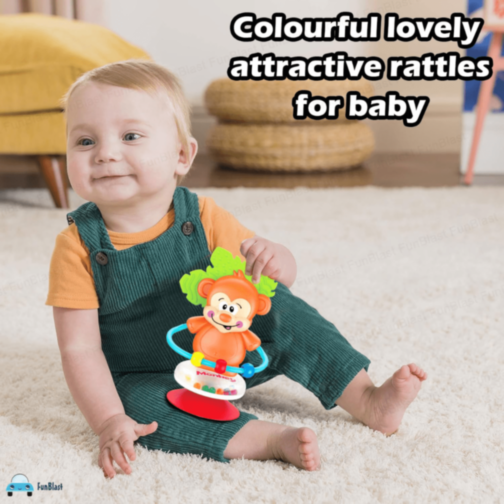 Maimuțică Zornăitoare cu Ventuză