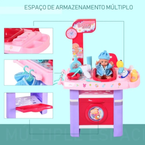 Set Baby Care De Jucărie cu Accesorii Complete