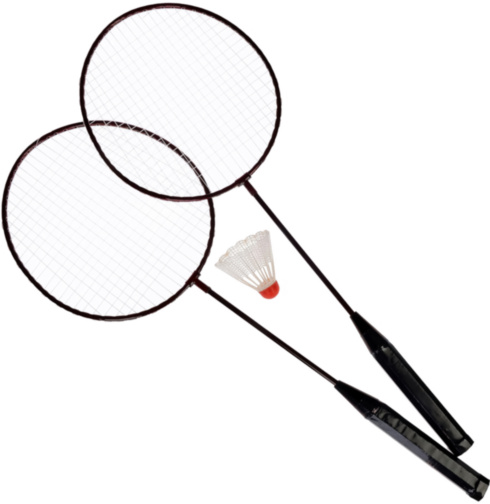 Set 2 Rachete Badminton cu Fluturaș 